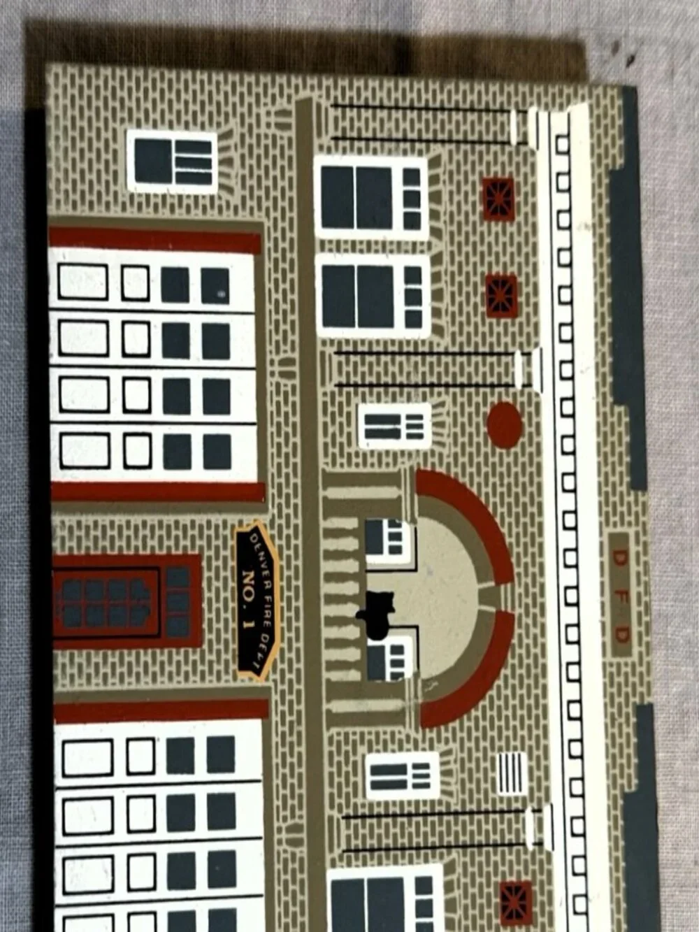 CATS MEOW DENVER NO. 7 FIREHOUSE SERIES (Signed 1994, Retired) LIKE NEW